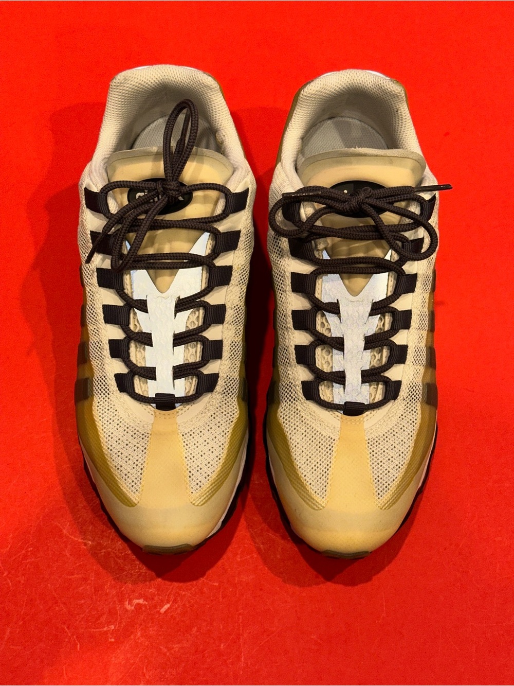 Nike Air Max 95 (+) BB White Cream Sneakers  RARE 511307-101 Men’s 8.5 US
